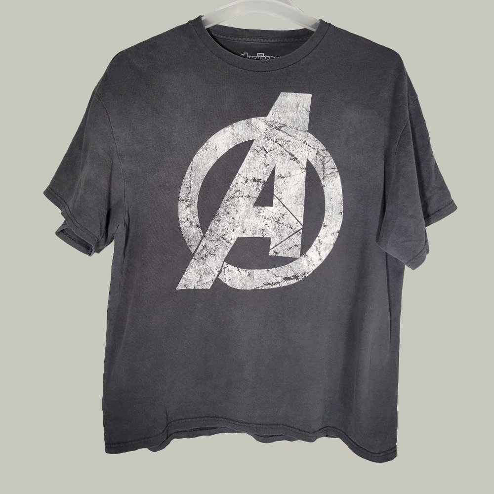 Marvel Avengers Tshirt Mens Gray Short Sleeve Size XL
